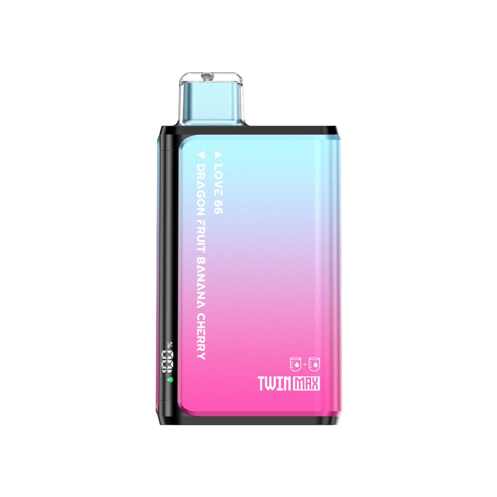 HIFANCY TWIN MAX 60000 PUFF Disposable Vape Dragon Fruit Banana Cherry & Love 66 – HIFANCY VAPOR